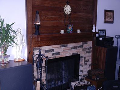 Niwot Rentals Unit 1 Fireplace